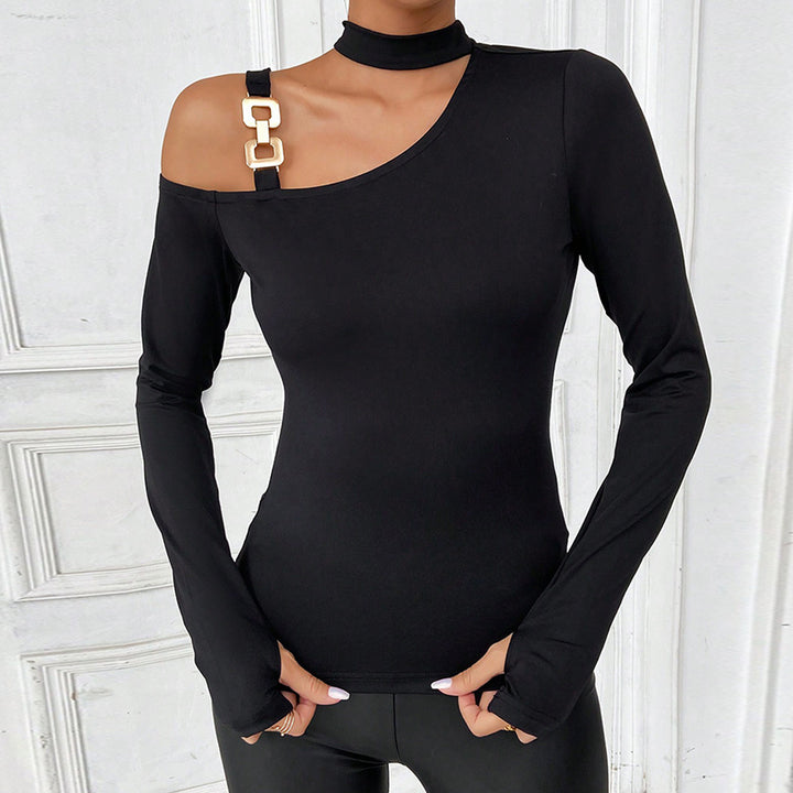 Body femme avec un design dénudé des épaules et un col choker élégant Levoire