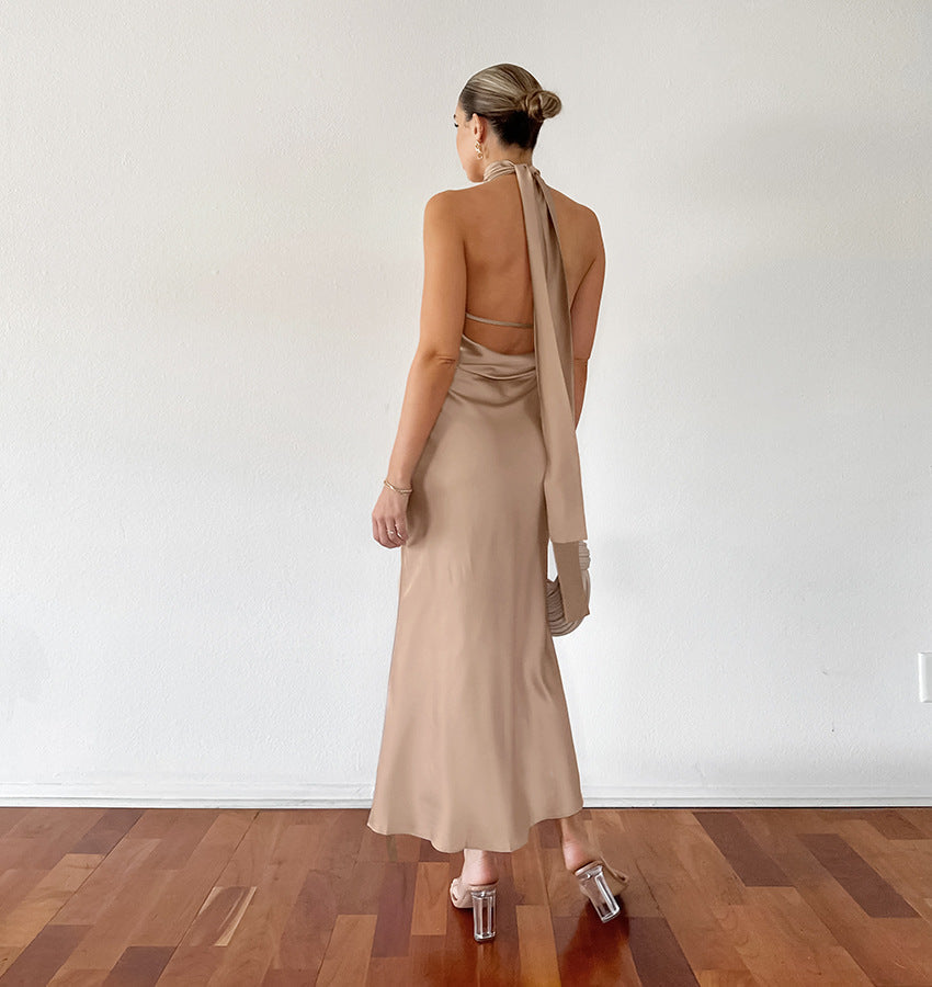 Levoire | Chic Élégant Robe Maxi À Bretelles