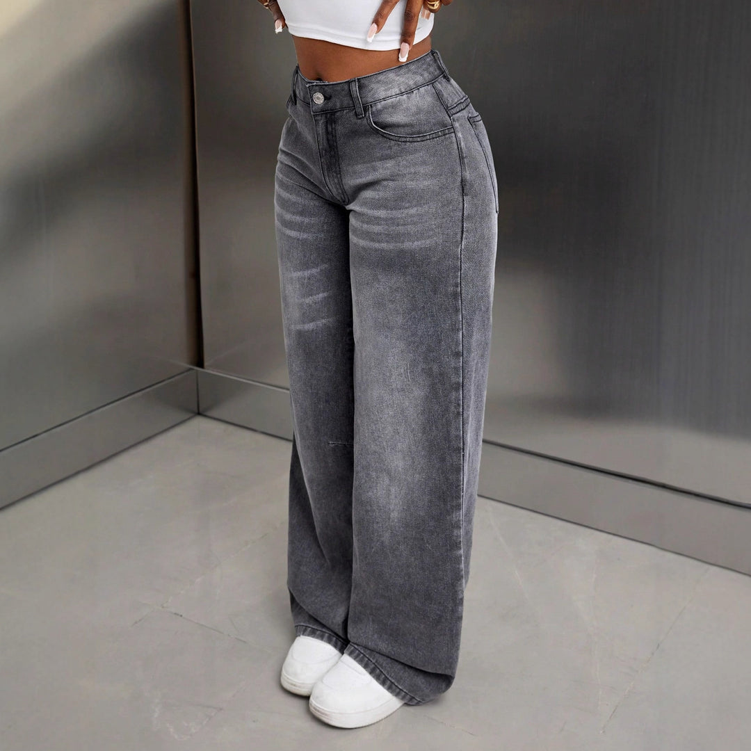 Jean large à la mode pour femmes en denim de haute qualité Levoire