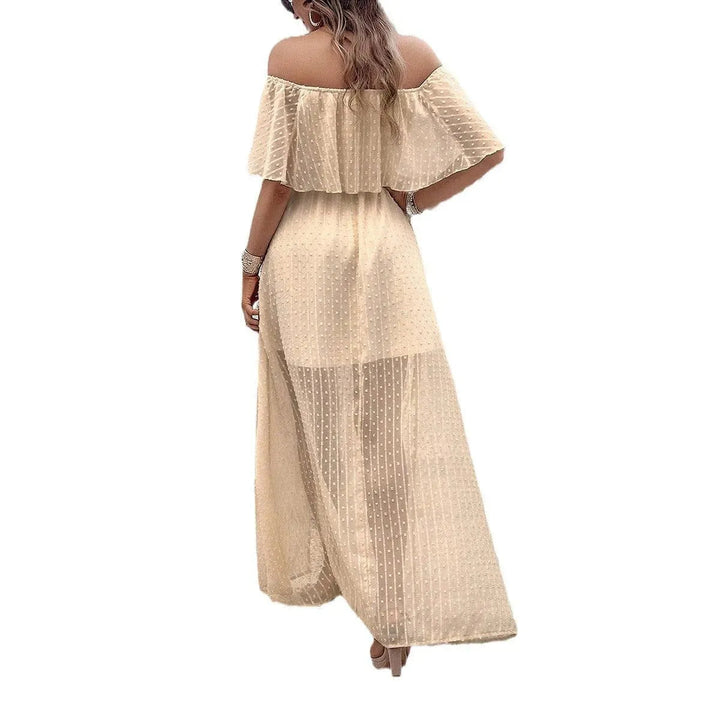 Levoire | Robe élégante avec épaules dénudées