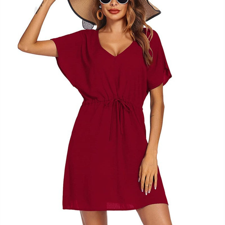 Robe de plage pour femmes avec taille variable et coupe décontractée Levoire