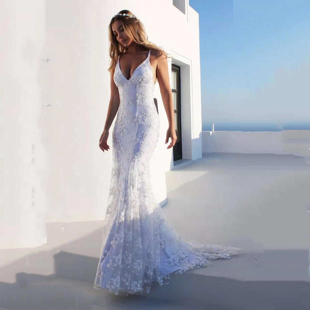 Levoire | Élégante robe blanche sans bretelles