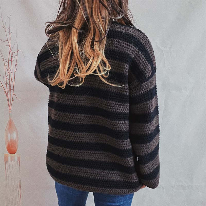 Levoire | En Tricot Rayé Décontracté