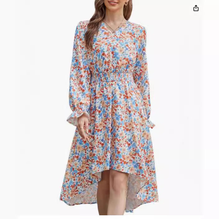 Robe à motifs floraux pour femmes Levoire