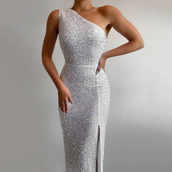 Levoire | Robe longue à dos nu en dentelle élégante Blanc