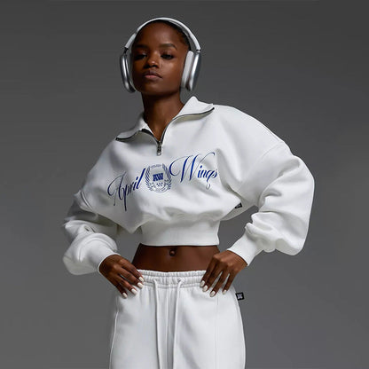 Levoire | Sweatshirt à imprimé tendance Set de pantalon en corde