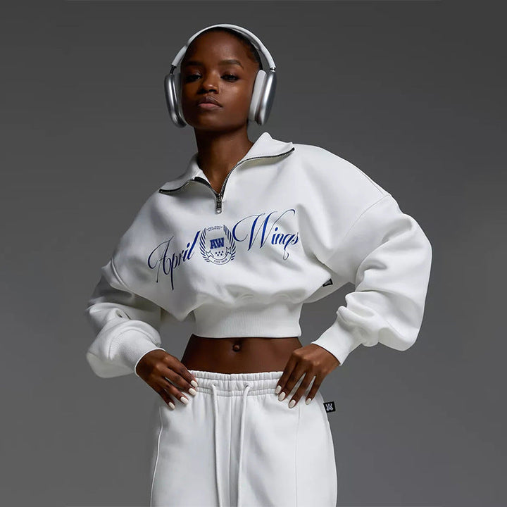 Levoire | Sweatshirt à imprimé tendance Set de pantalon en corde