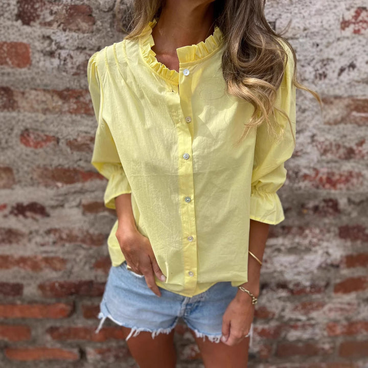 Blouse pour femmes avec des manches bouffantes décoratives Levoire