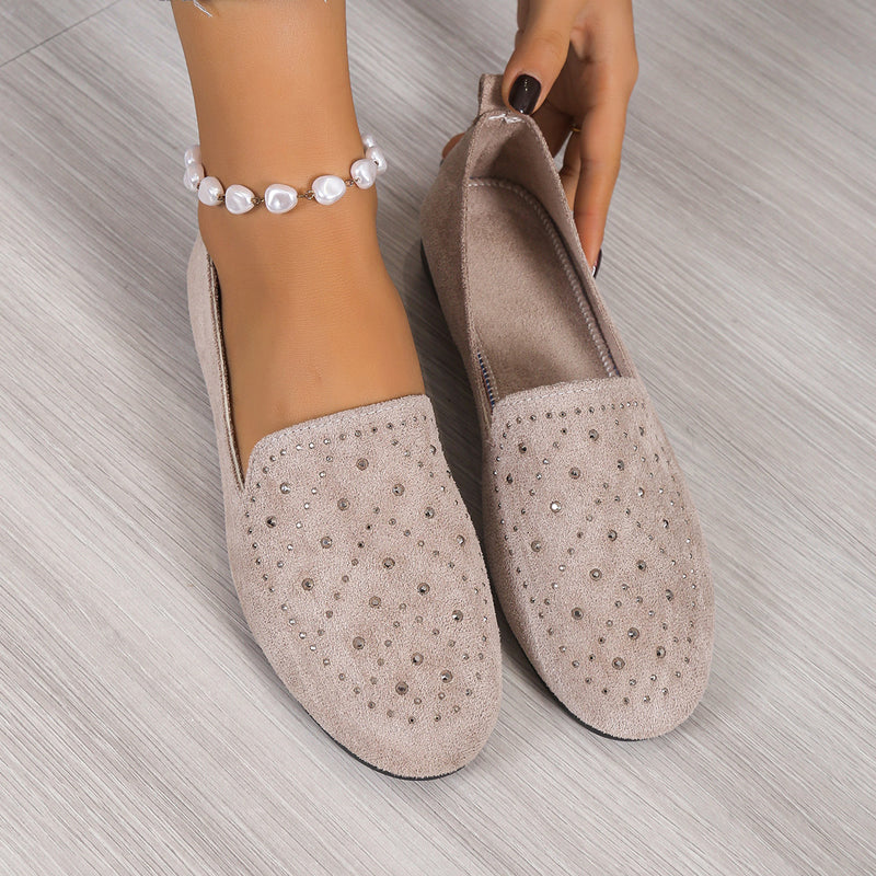 Levoire | Mules Plates Luxueuses Avec Détails En Cristal Pour Femmes