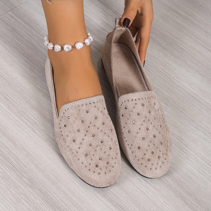 Levoire | Mules Plates Luxueuses Avec Détails En Cristal Pour Femmes