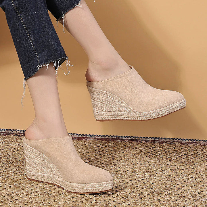 Levoire | Escarpins À Talons Espadrilles À Dos Ouvert Confortables