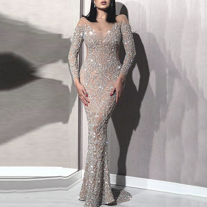 Levoire | H séduisante Slim Sexy Robe longue Robe de banque