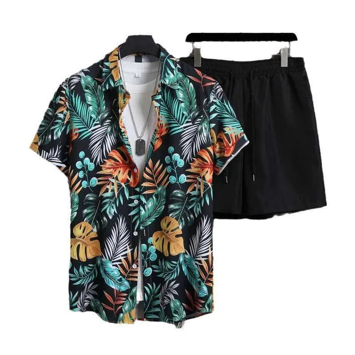 Levoire | Robe homme avec un peu de micro-élasthanne à fleurs