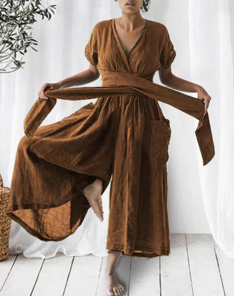 Levoire | Jumpsuit Élégant Pour Toutes Les Occasions Braun