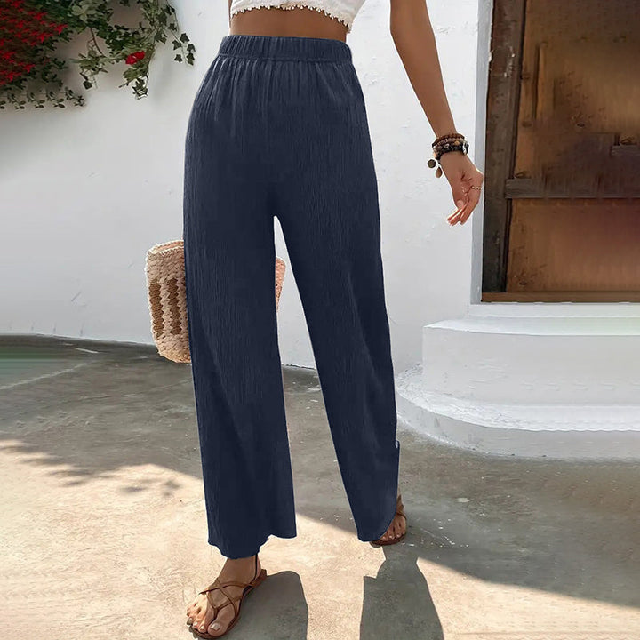 Levoire | Pantalon D'Été Élégant Et Léger Pour Femmes Avec Jambe Évasée