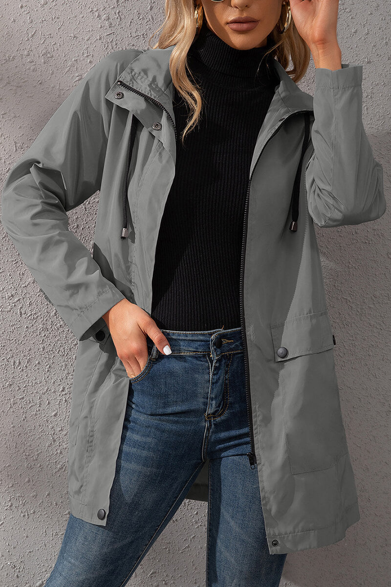 Levoire | Veste Coupe-Vent Urbaine Imperméable Avec Capuche