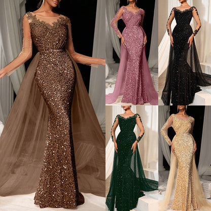 Levoire | Glamouröös Long Long Lamp Party Gown