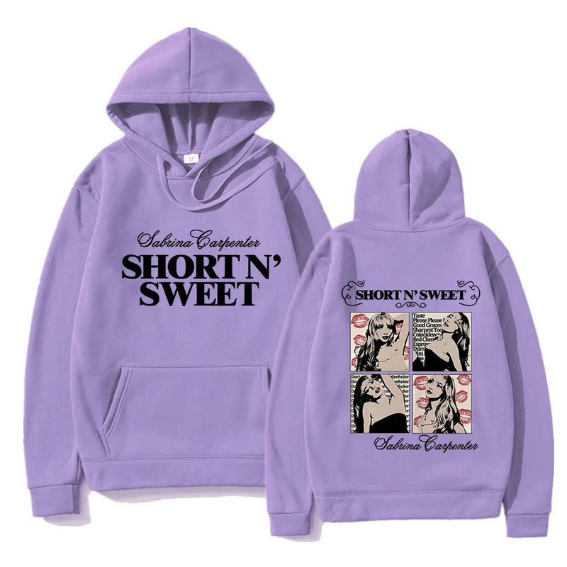 Sweat à capuche pour femmes avec design de bande dessinée créatif et coupe décontractée Levoire