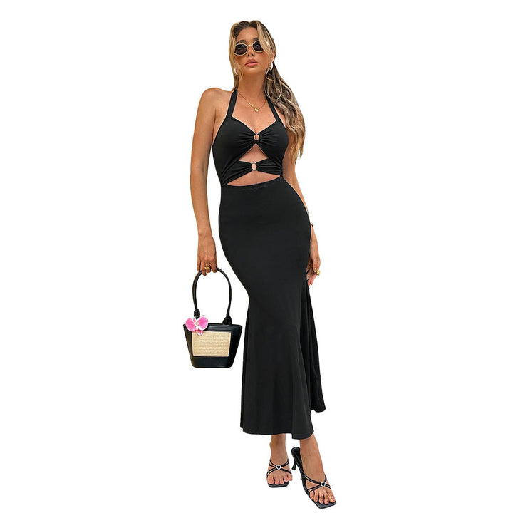 Robe maxi pour femmes avec un design découpé sophistiqué et une fente élégante Levoire
