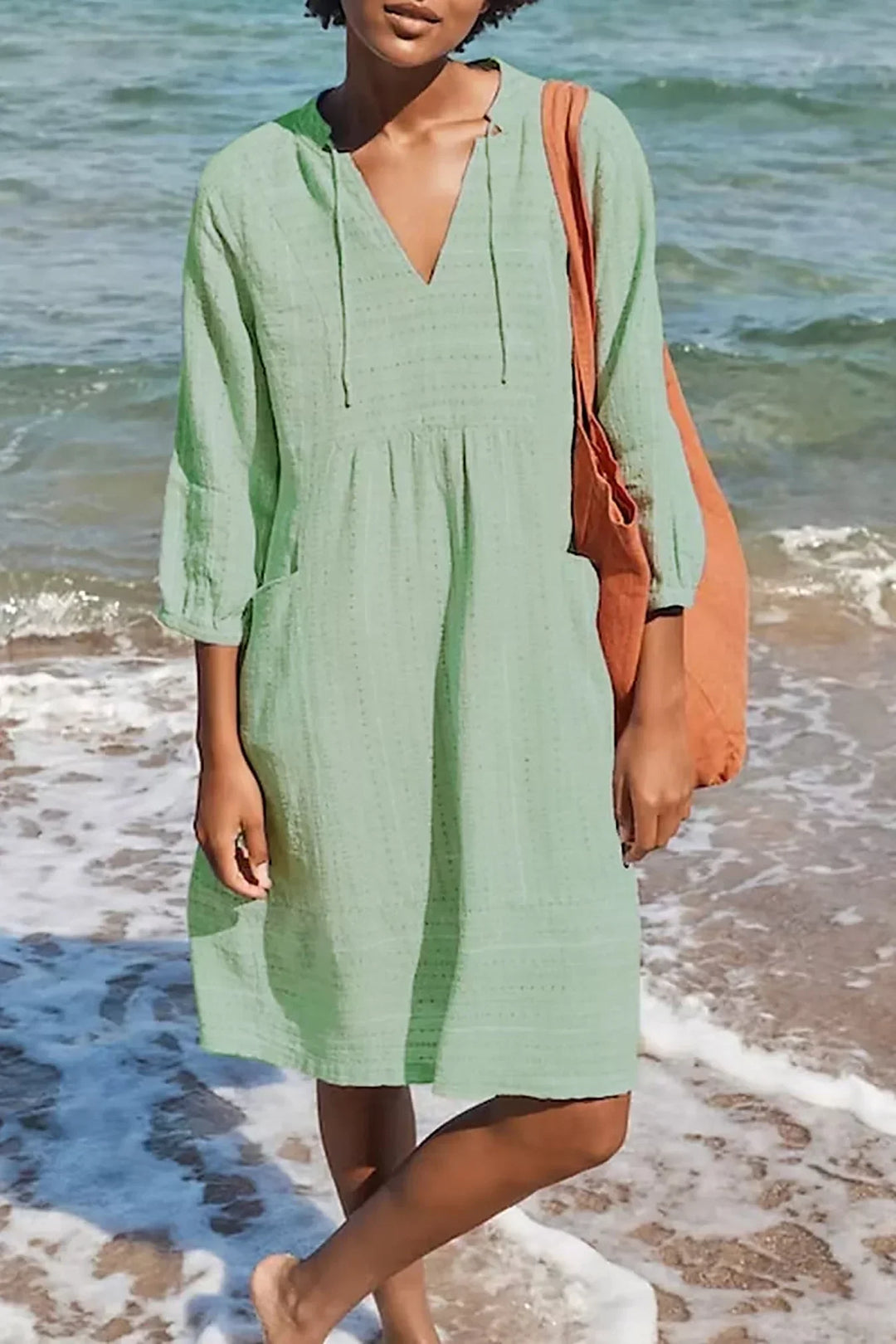 Levoire | Robe De Plage Tendance Pour Les Vacances Vert