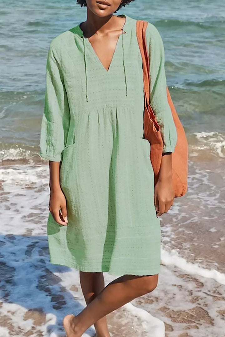 Levoire | Robe De Plage Tendance Pour Les Vacances Vert