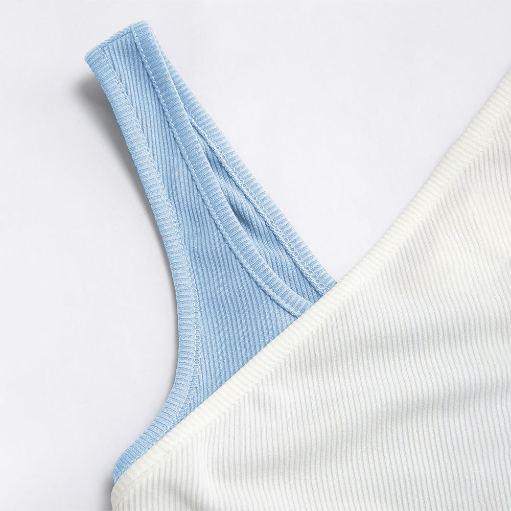 Buste de sport féminin avec design asymétrique et bretelles ajustables Levoire