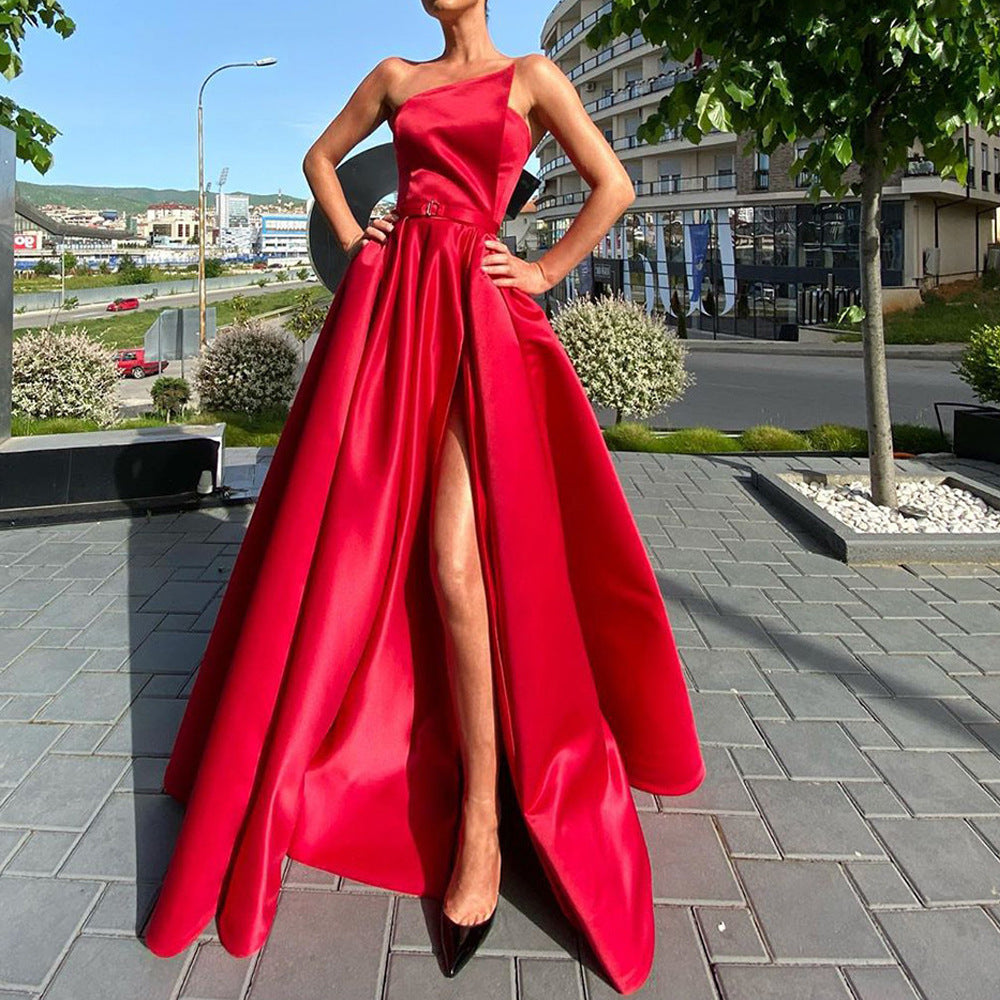 Levoire | Élégant Sexy Fendu Maxi Robe Rot