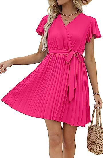 Robe portefeuille pour femmes avec détails plissés Levoire