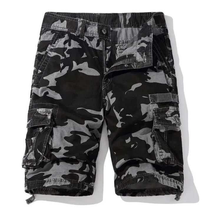 Levoire | Short homme grand taille Gris clair camouflage
