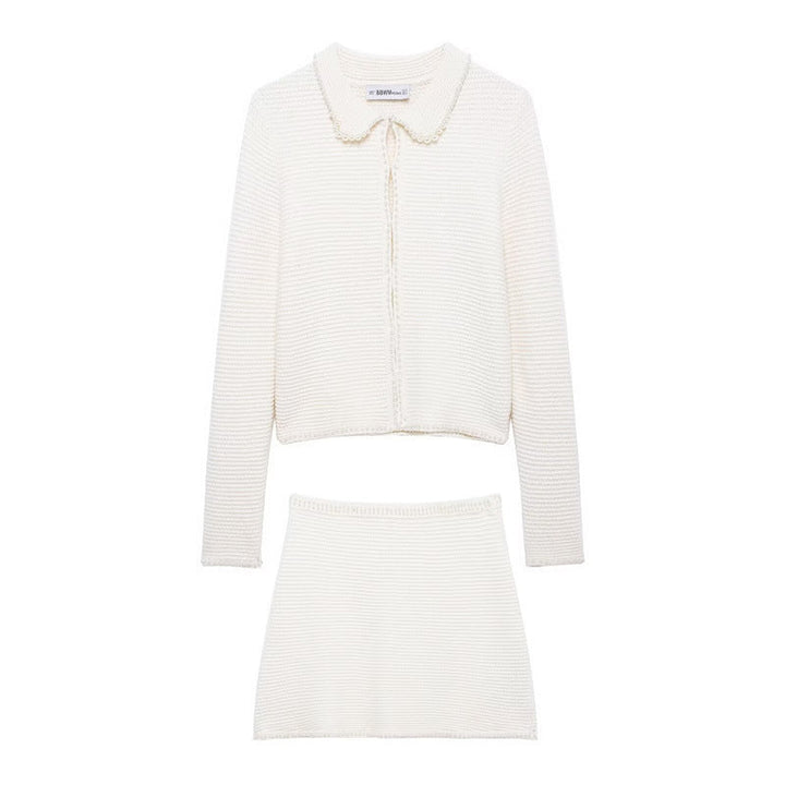 Levoire | Helmien-set Helmilla décoré gilet-jupe