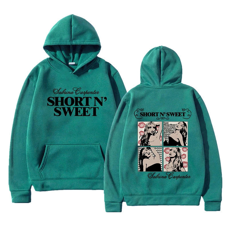 Sweat à capuche pour femmes avec design de bande dessinée créatif et coupe décontractée Levoire
