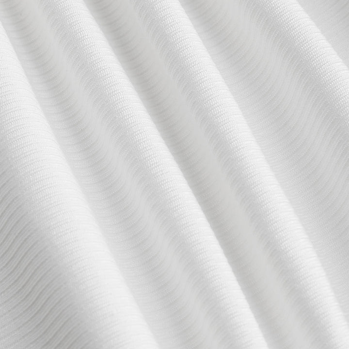 Chemise pour femmes à manches longues courte avec un design drapé sophistiqué et un col rond de mode Levoire