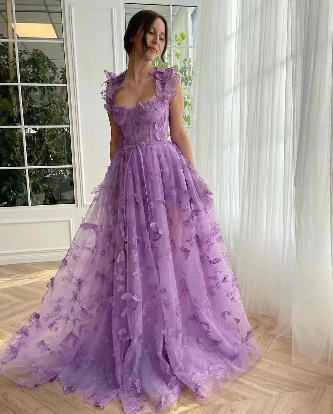 Levoire | Chic Schlitz Hääppäriparty Plage Robe Jupe longue lilas