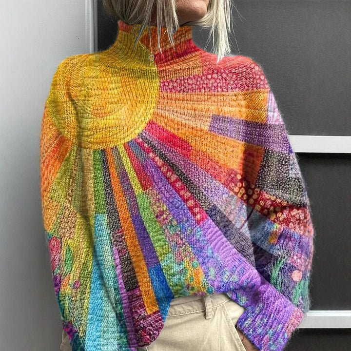Levoire | Sunshine Patchwork Col Roulé 5XL