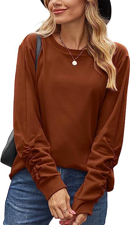 Chemise décontractée à manches longues pour femmes en mélange de coton doux Levoire