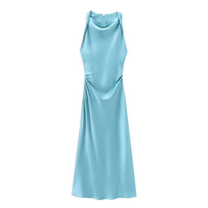 Levoire | Élégant Printemps longue robe Bleu clair