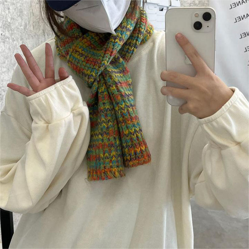 Levoire | Écharpe Tricotée Chaude Vintage