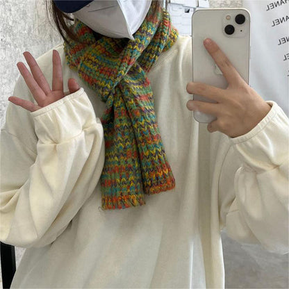 Levoire | Écharpe Tricotée Chaude Vintage