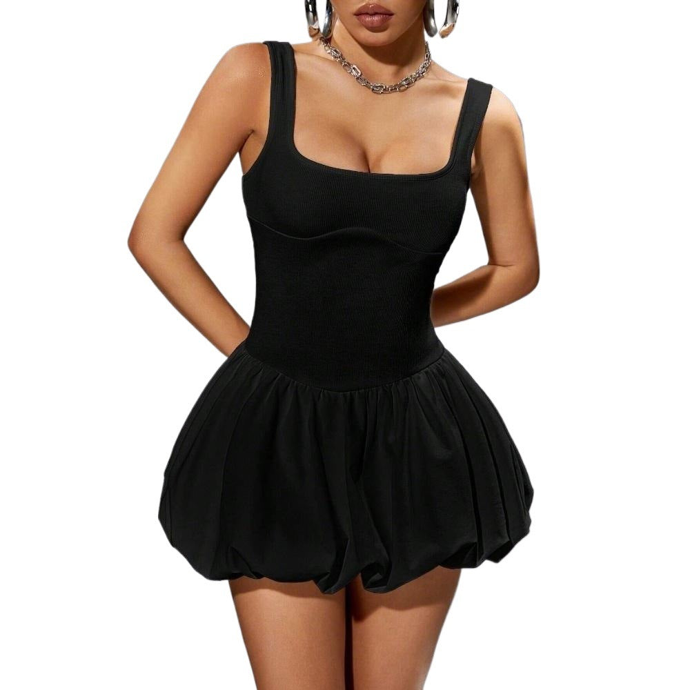Robe Mini Sportive Femme avec Poches et Jupe Élastique Levoire