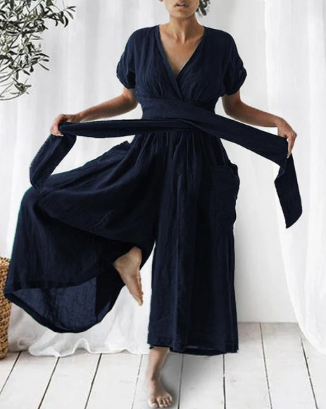 Levoire | Jumpsuit Élégant Pour Toutes Les Occasions Bleu