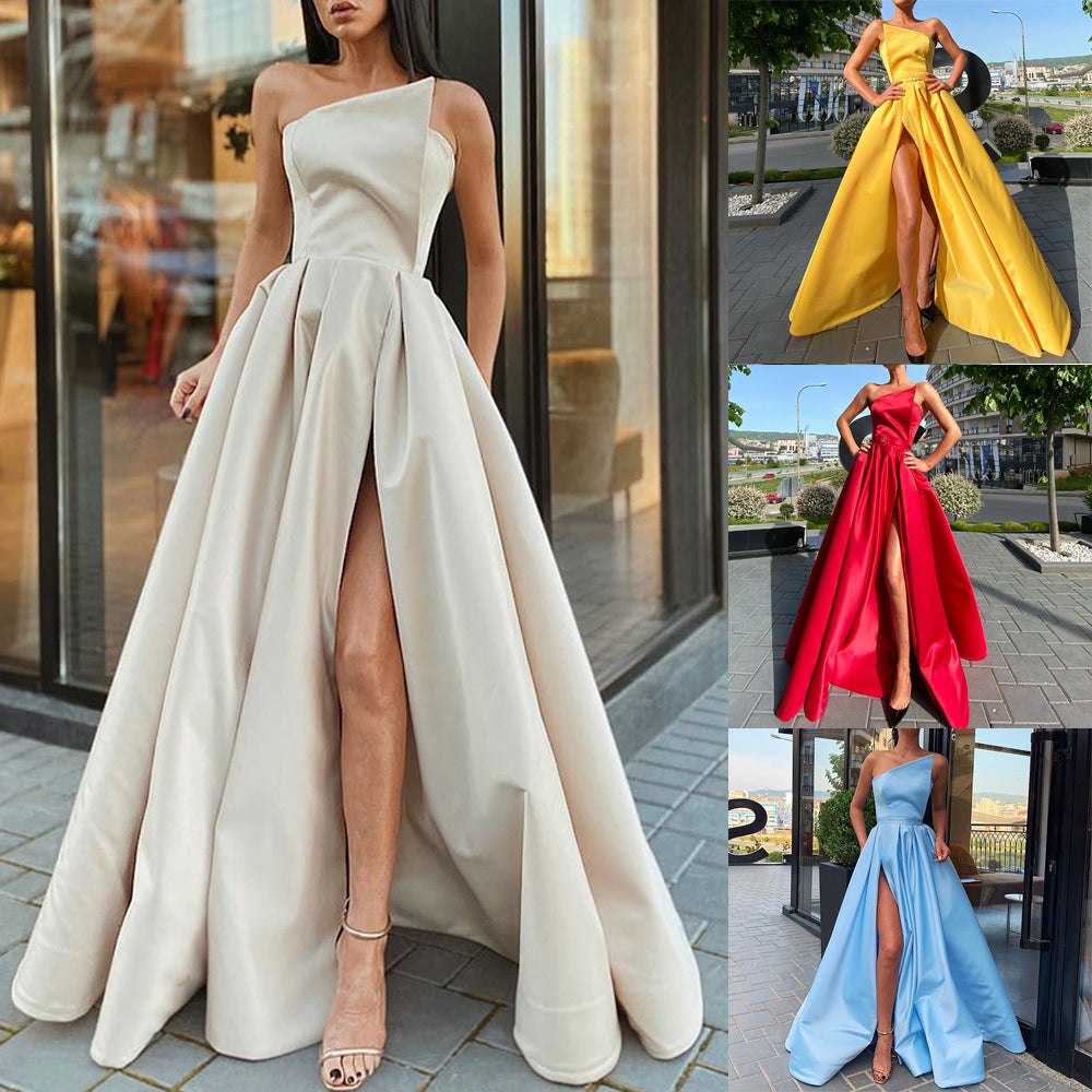 Levoire | Élégant Sexy Fendu Maxi Robe