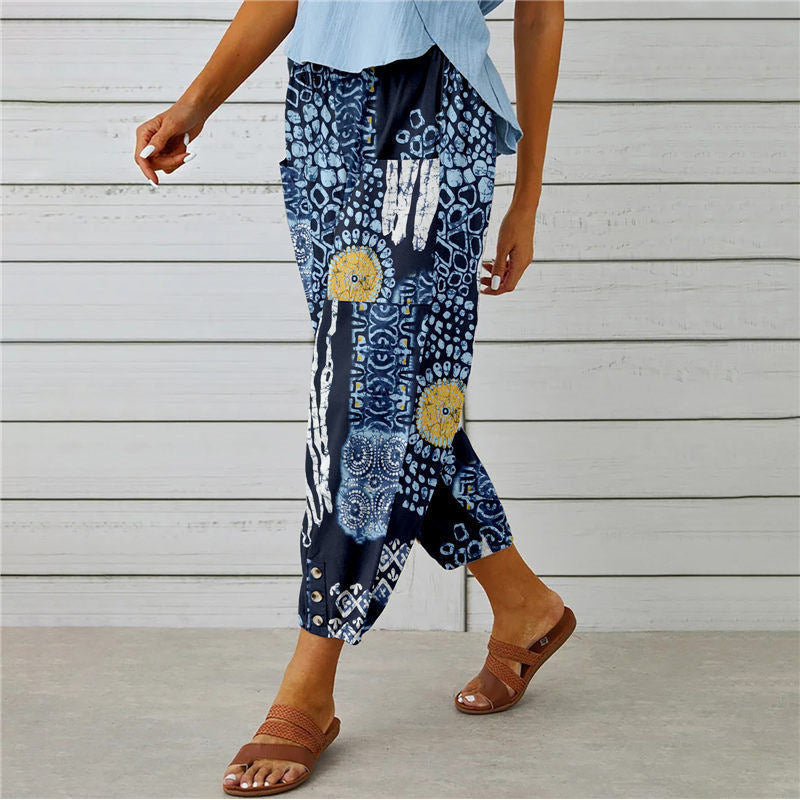 Levoire | Pantalon Imprimé Vintage