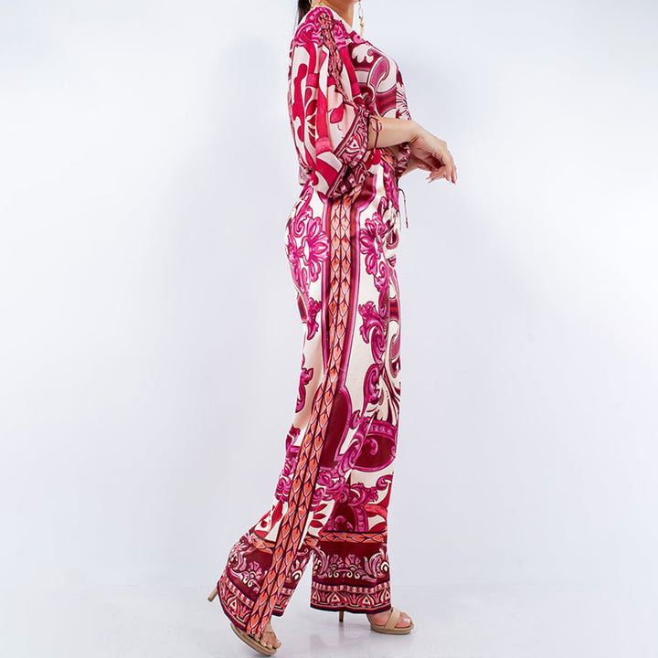 Ensemble Élégant pour Femmes avec Pantalon Large et Motif Élégant Levoire