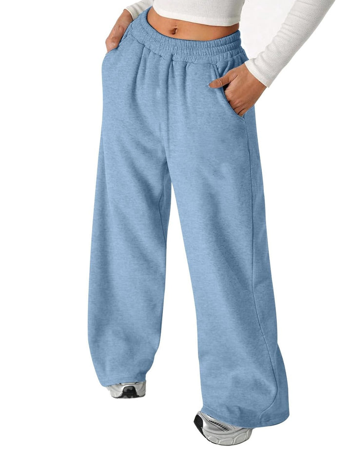 Pantalon décontracté pour femmes avec taille élastique et coupe ample Levoire