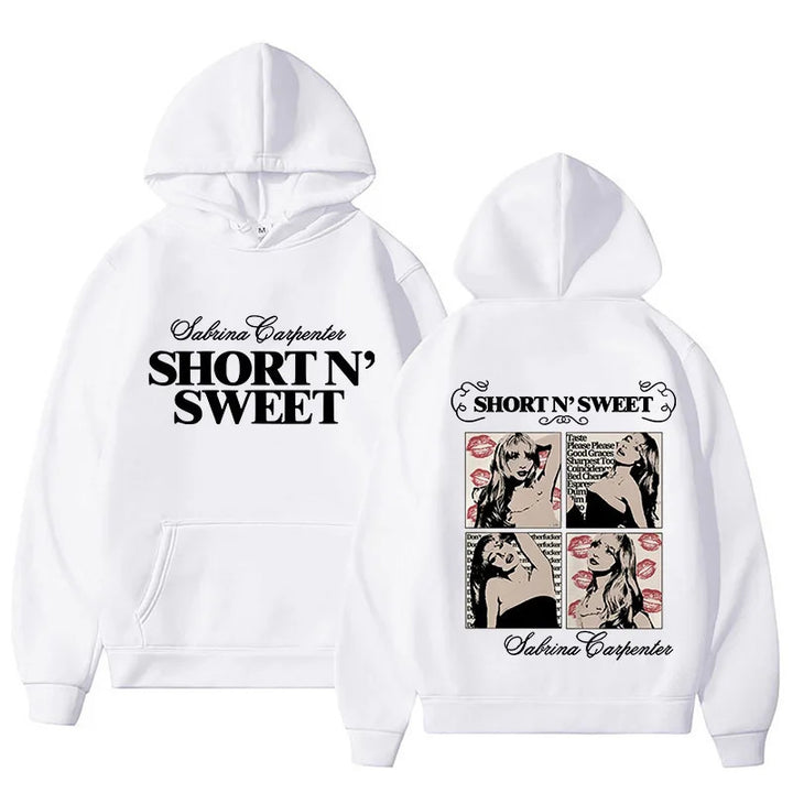 Sweat à capuche pour femmes avec design de bande dessinée créatif et coupe décontractée Levoire