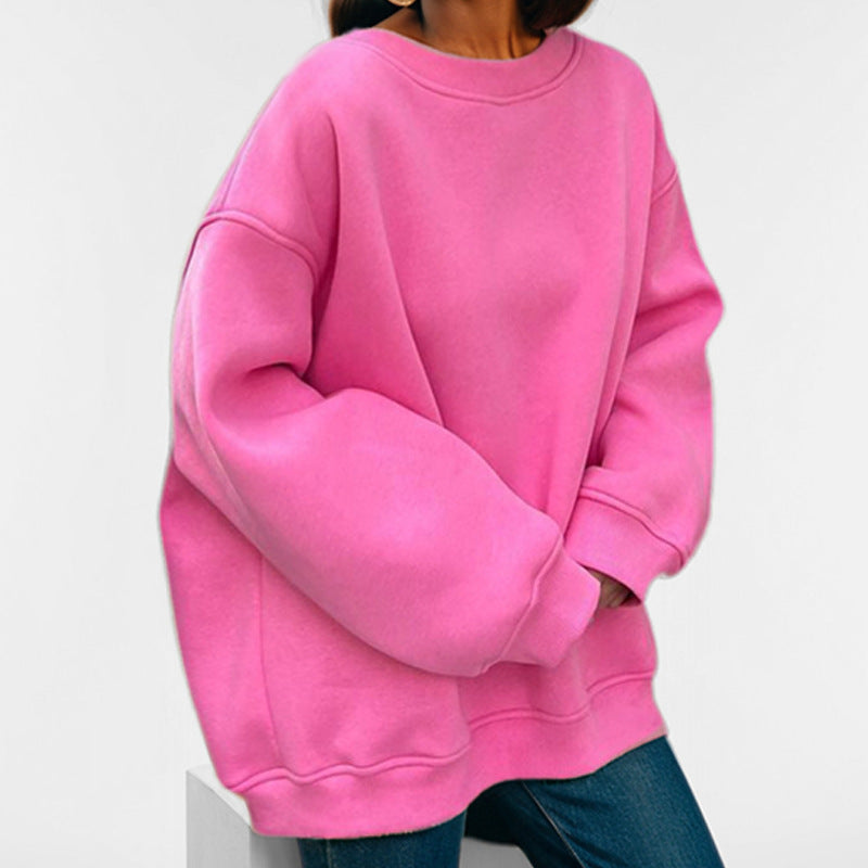 Sweatshirt surdimensionné pour femmes avec une coupe ample et un design décontracté Levoire