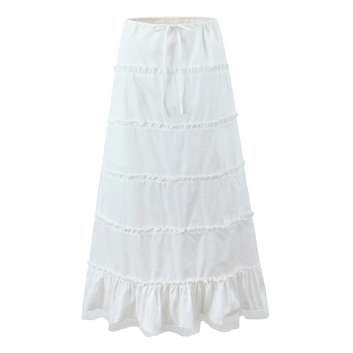 Levoire | Jupe Hameisto Marquée Veste Rypytysverkkoveste Ensemble jupe mi-longue blanche