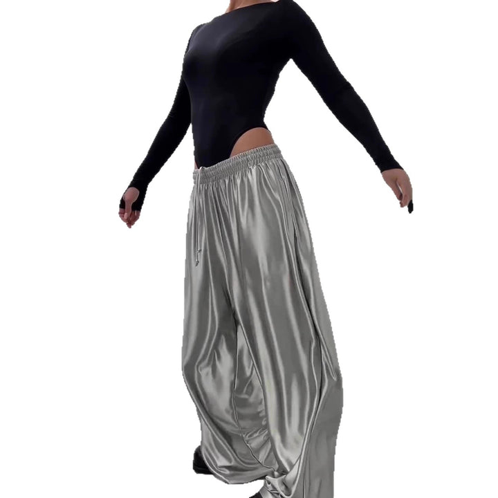 Pantalons en satin élégants et légers pour femmes Levoire