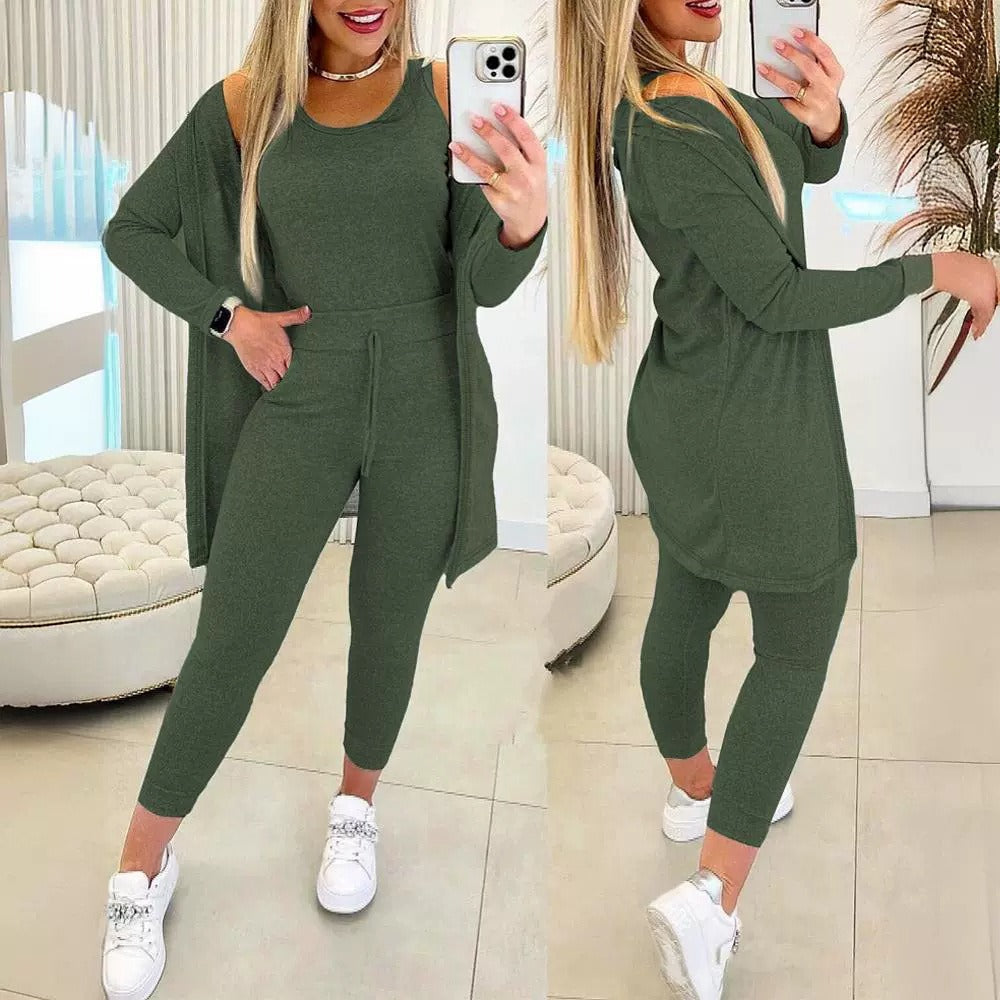 Levoire | Ensemble Confort Chic Vert foncé (Presque épuisé)