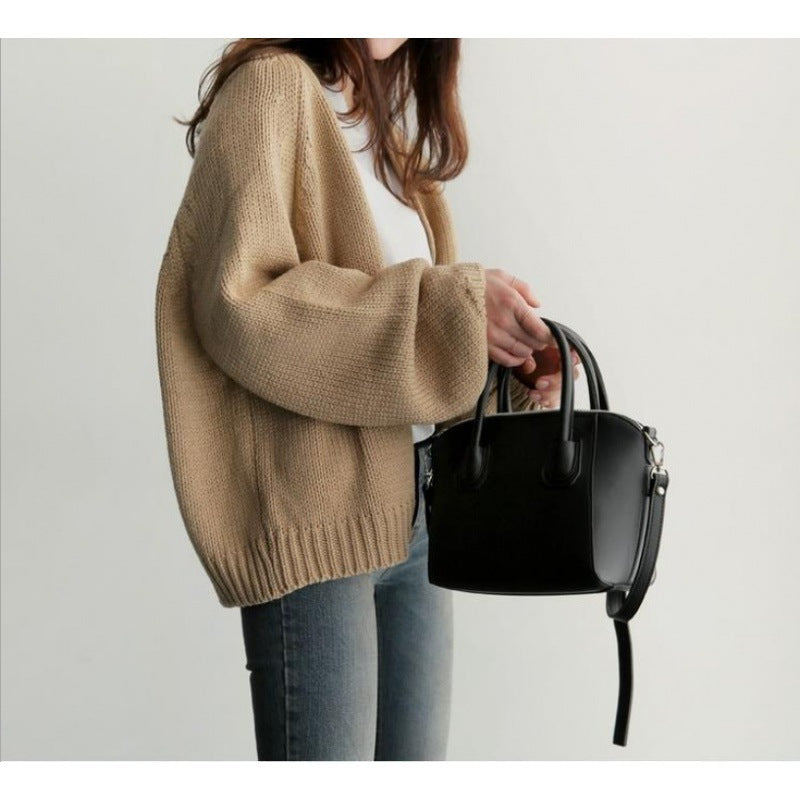 Cardigan femme à manches larges et coupe ouverte Levoire